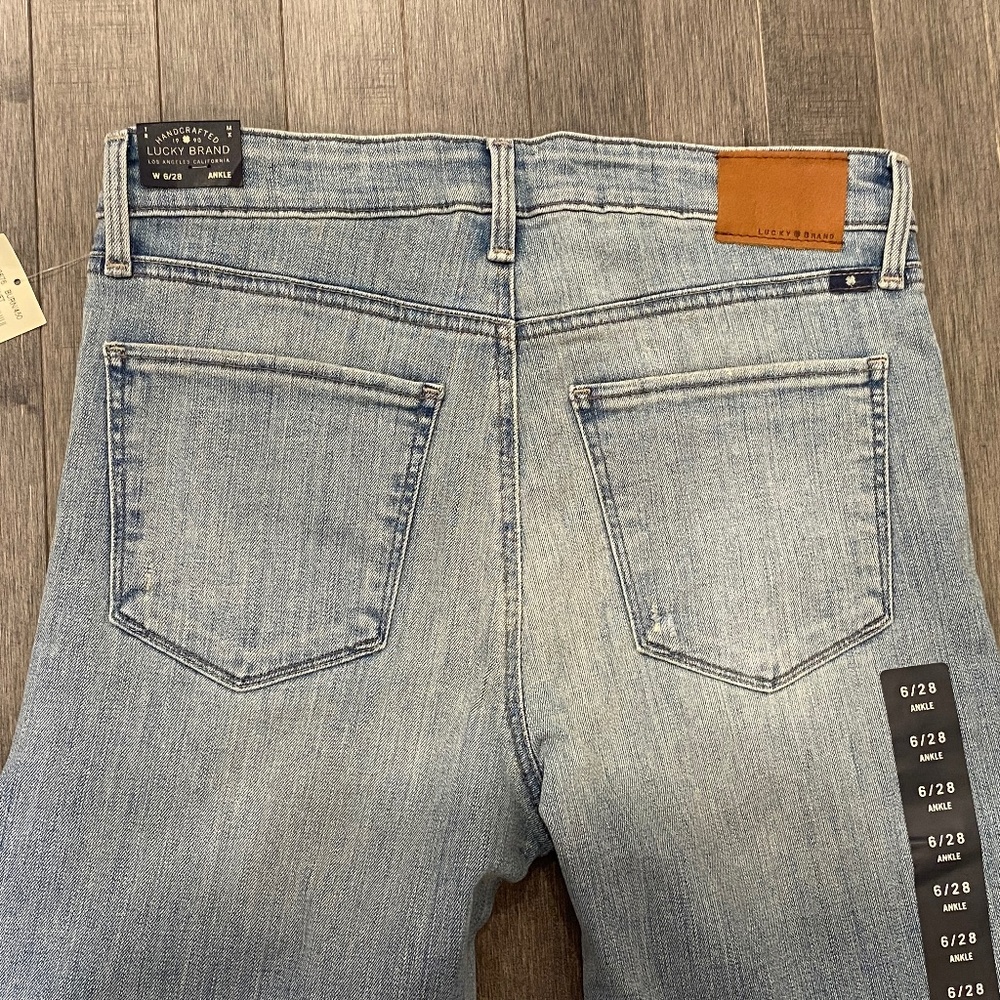 NWT Lucky Brand Bridgette Skinny High Rise Jeans - Picture 4 of 12